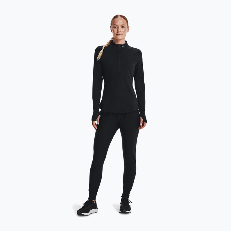 Under Armour Qualifier Run 2.0 Half Zip дамски суитшърт за бягане черен 1365632 2