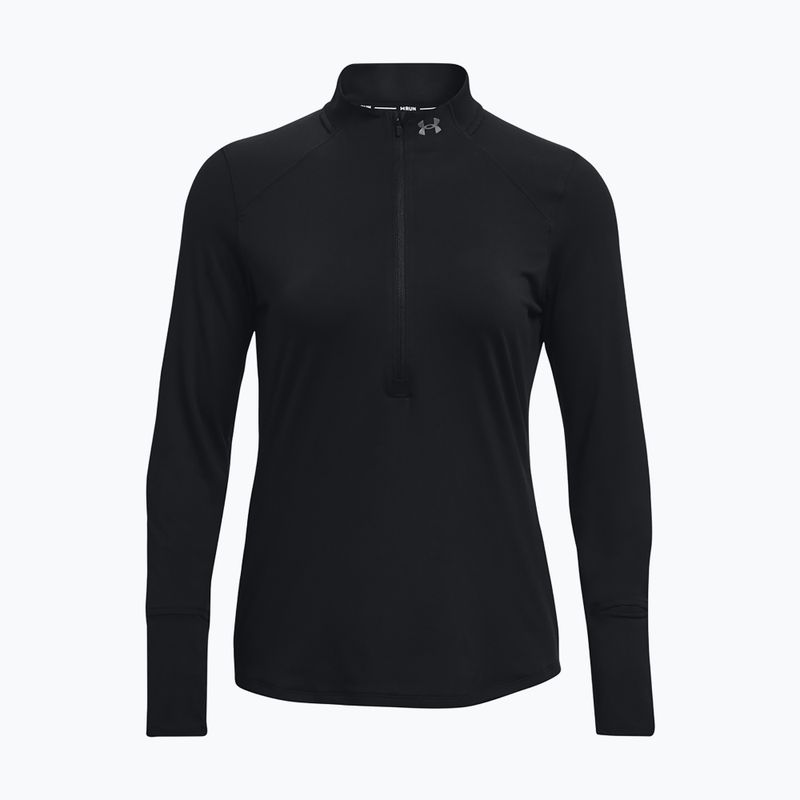 Under Armour Qualifier Run 2.0 Half Zip дамски суитшърт за бягане черен 1365632 6