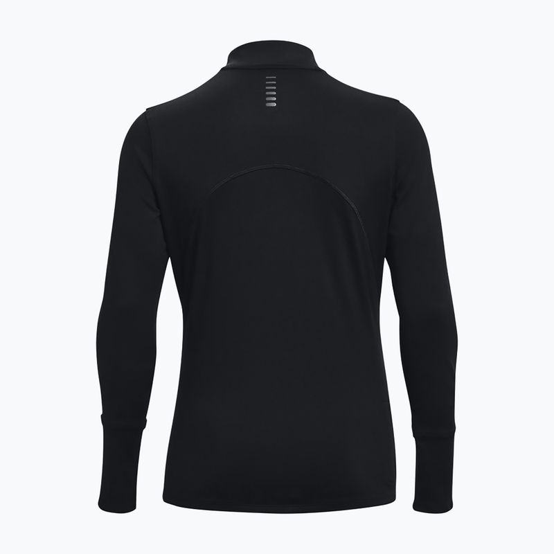 Under Armour Qualifier Run 2.0 Half Zip дамски суитшърт за бягане черен 1365632 7