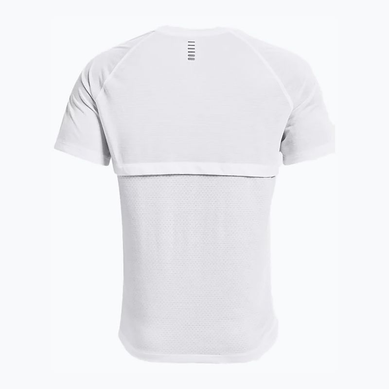 Мъжка тениска за бягане Under Armour Streaker, бяла 1361469-100 6