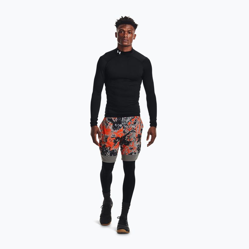 Мъжка блуза с дълъг ръкав за тренировка Under Armour Comp Mock UA Armour black/white 2