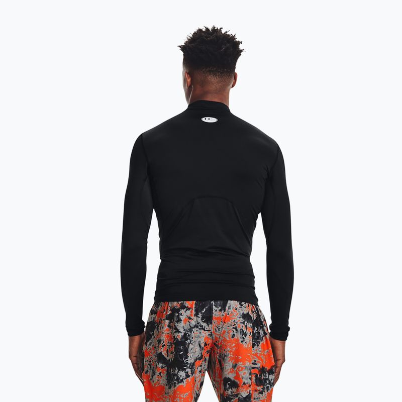 Мъжка блуза с дълъг ръкав за тренировка Under Armour Comp Mock UA Armour black/white 3