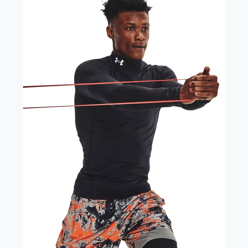 Мъжка блуза с дълъг ръкав за тренировка Under Armour Comp Mock UA Armour black/white 4