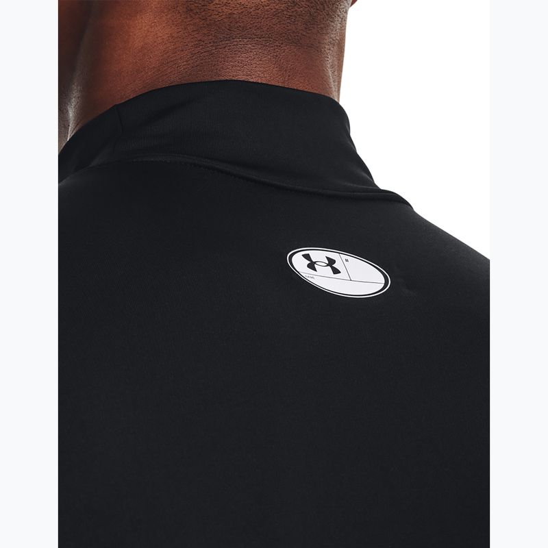 Мъжка блуза с дълъг ръкав за тренировка Under Armour Comp Mock UA Armour black/white 5