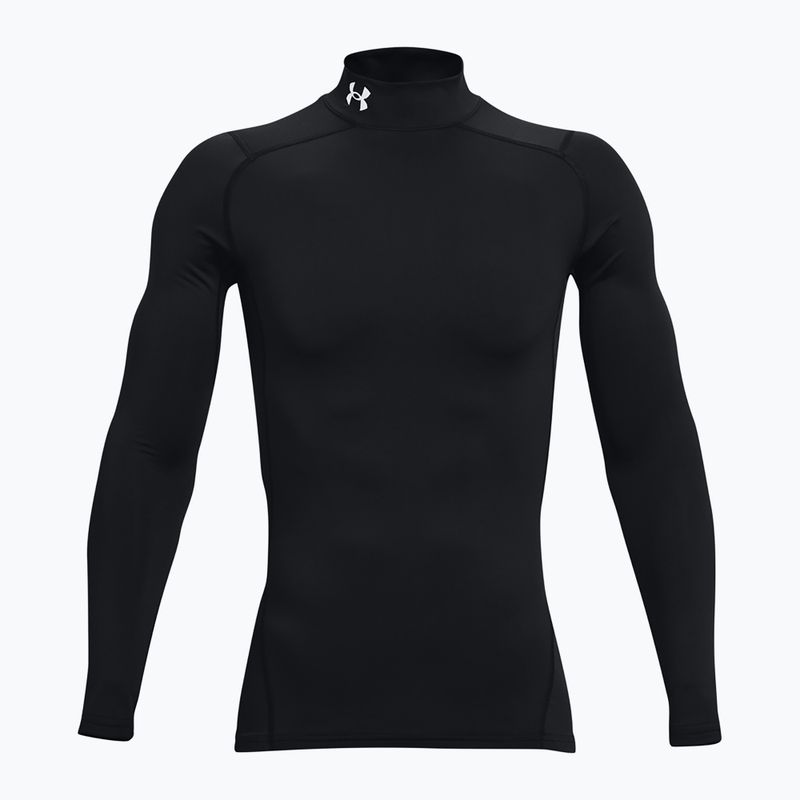 Мъжка блуза с дълъг ръкав за тренировка Under Armour Comp Mock UA Armour black/white 6