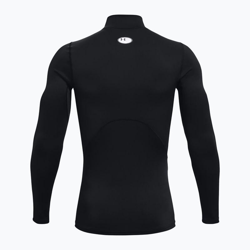Мъжка блуза с дълъг ръкав за тренировка Under Armour Comp Mock UA Armour black/white 7