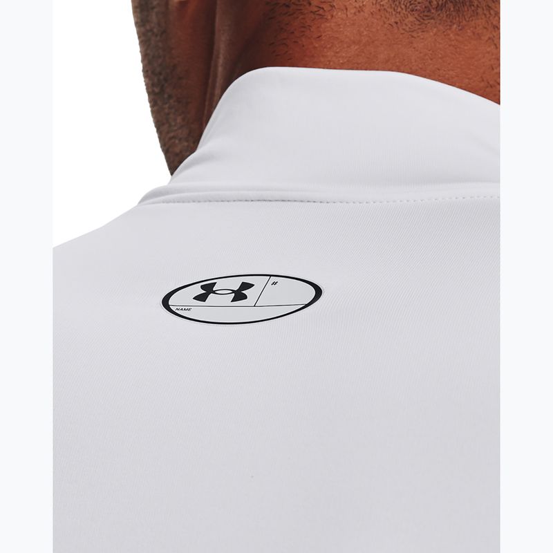 Мъжка блуза с дълъг ръкав за тренировка Under Armour Comp Mock UA Armour white/black 4