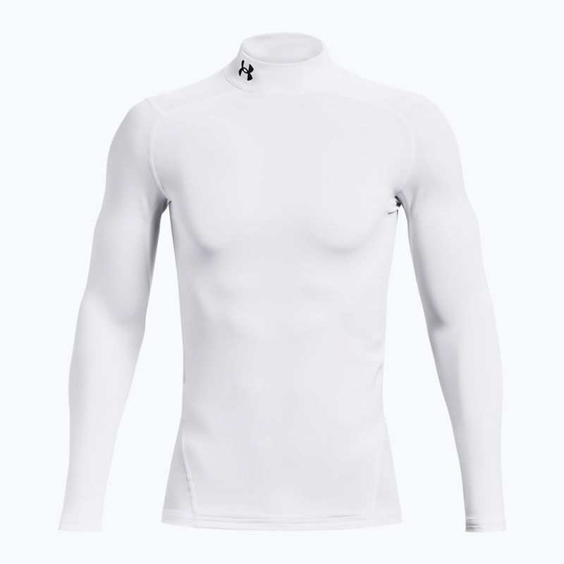 Мъжка блуза с дълъг ръкав за тренировка Under Armour Comp Mock UA Armour white/black 5