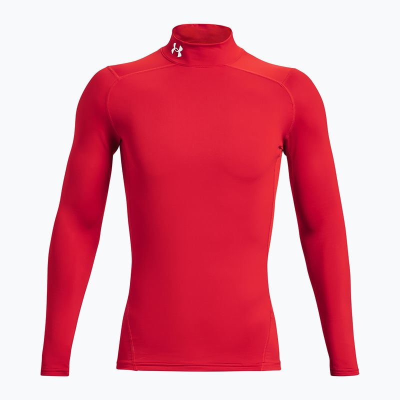 Мъжки тренировъчен лонгслив Under Armour Comp Mock UA Armour red/white