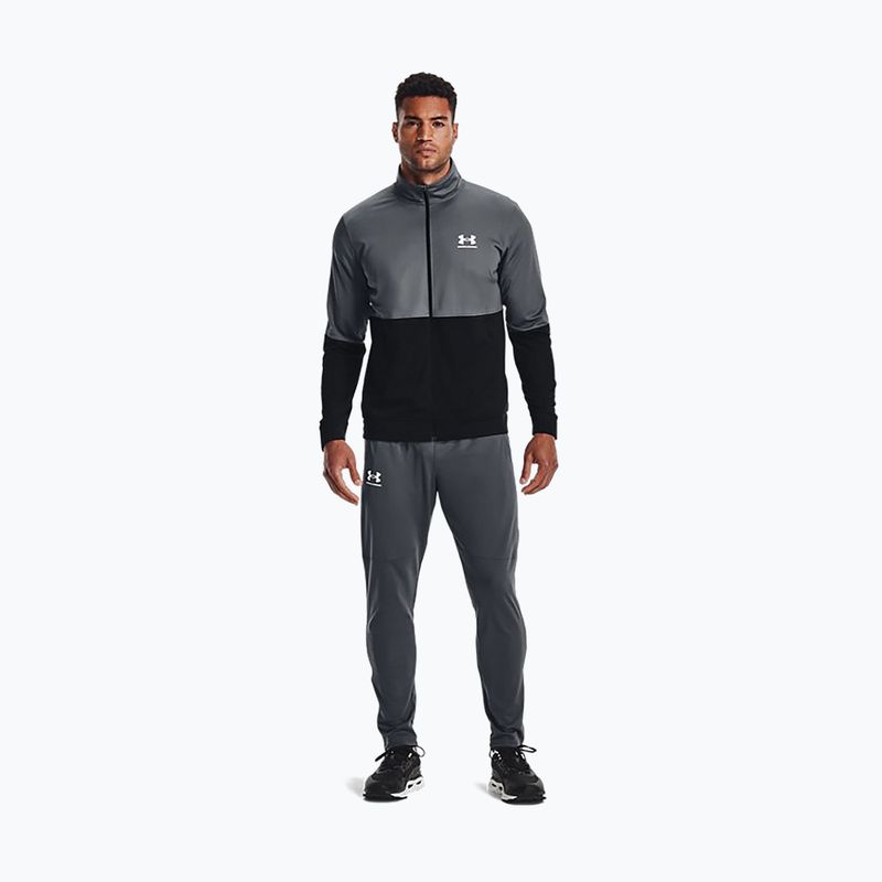 Мъжки потник за тренировки Pique Track сив Under Armour 1366202 2