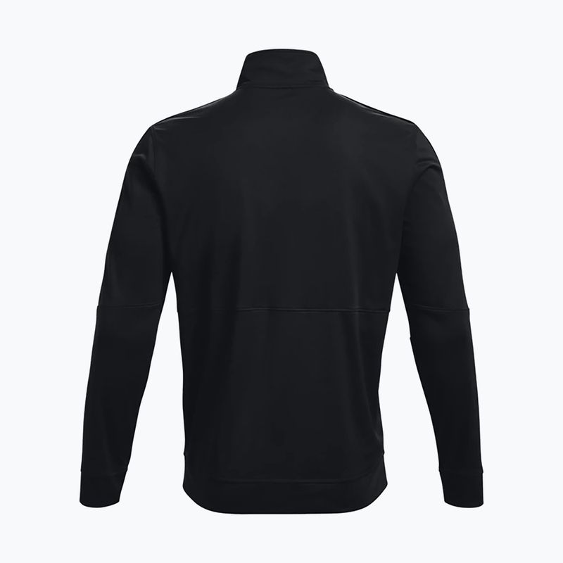 Under Armour Pique Track мъжки суитшърт за тренировки черен 1366202 2