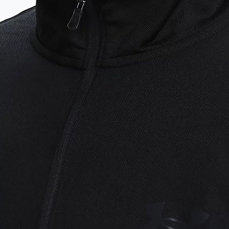 Under Armour Pique Track мъжки суитшърт за тренировки черен 1366202 6