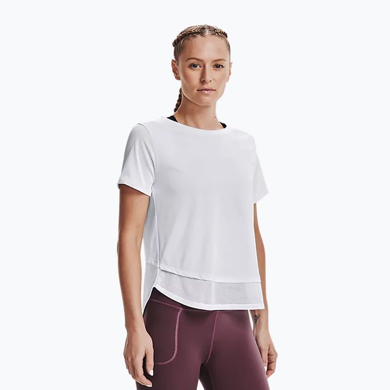 Under Armour UA Tech Vent SS дамска тениска за тренировки бяла 1366129