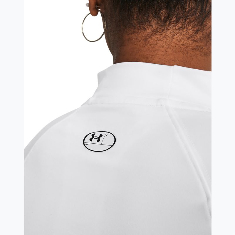 Дамска блуза с дълъг ръкав за тренировка Under Armour Authentics CG Mockneck white/black 6