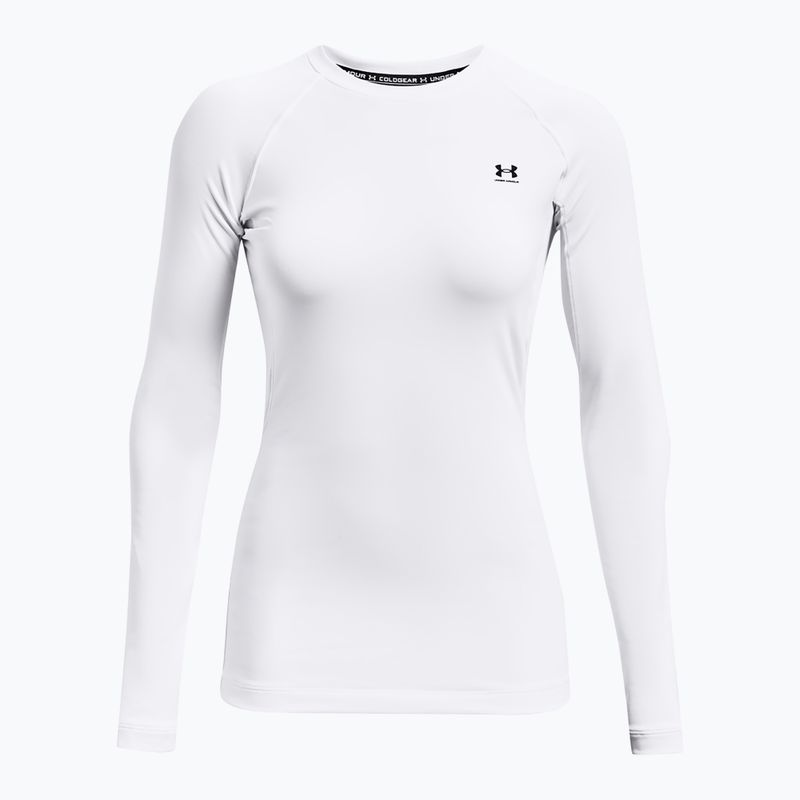 Дамска блуза с дълъг ръкав Under Armour Authentics CG Crew white/black 4