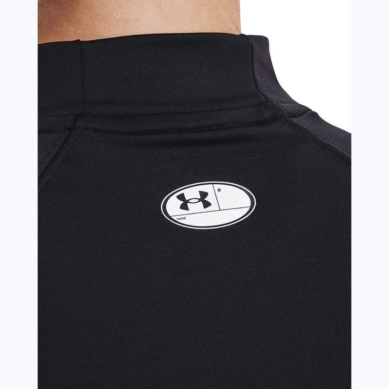 Дамска блуза с дълъг ръкав за тренировка Under Armour Authentics CG Mockneck black/white 4