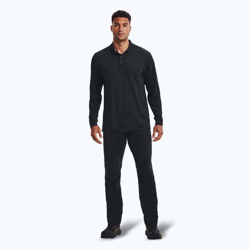 Мъжки потник Under Armour Tactical Performance Polo 2.0 с дълъг ръкав black/black 2
