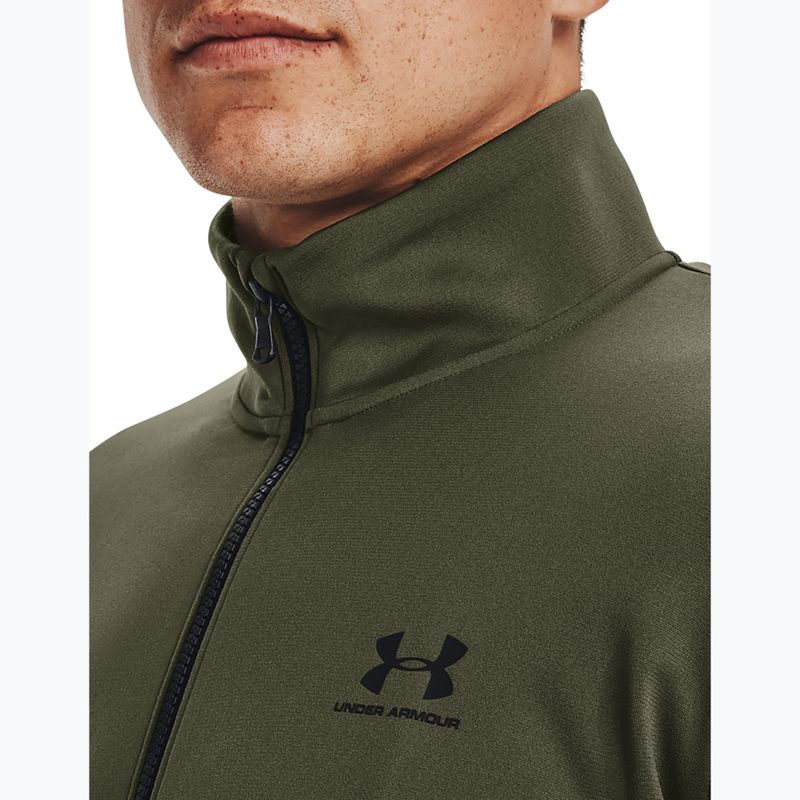 Мъжки суитшърт Under Armour Sportstyle Tricot marine od green/marine od green/black 4