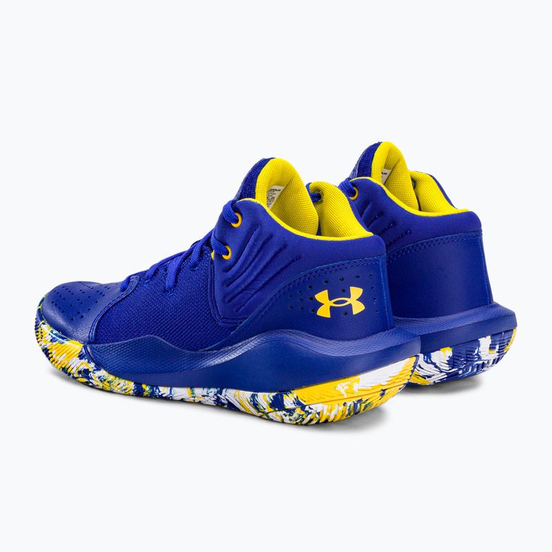 Мъжки баскетболни обувки Under Armour GS Jet '21 400 син-бял 3024794-400 3