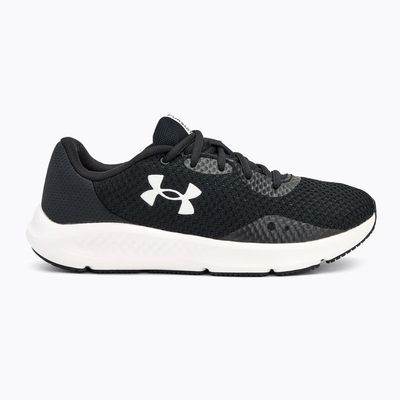 Дамски обувки за бягане Under Armour Charged Pursuit 3 black/black/white 2