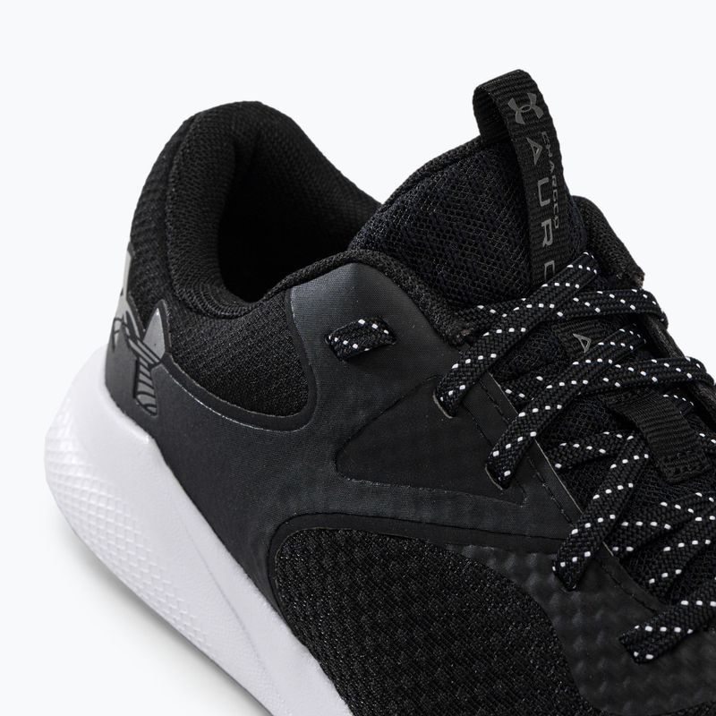 Дамски обувки за тренировка Under Armour W Charged Aurora 2 black/black/metallic warm silver 8