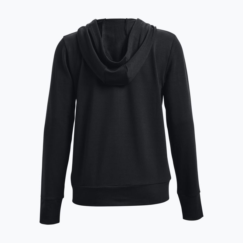 Under Armour дамски суитшърт за тренировки Rival Terry Full Zip Hoodie black 1369853 2