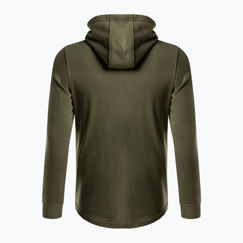 Мъжки суитшърт за тренировки Under Armour Rival Terry с лого в зелено 1370390-361 2