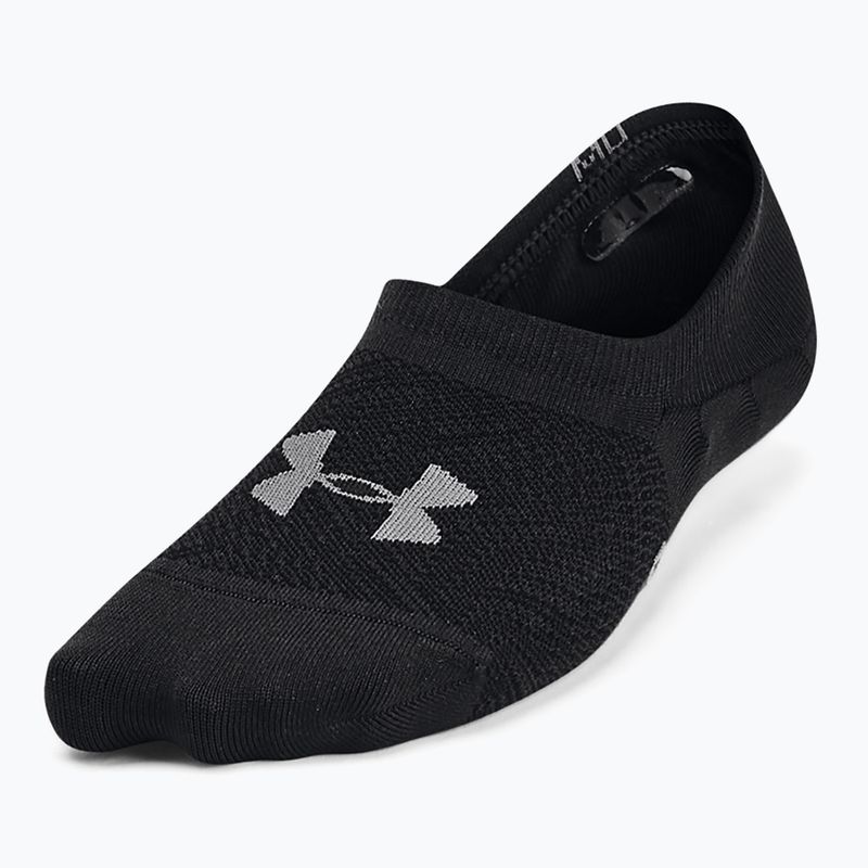 Under Armour Breathe Lite Ultra Low 3P black/black/pitch gray дамски чорапи за обучение 2