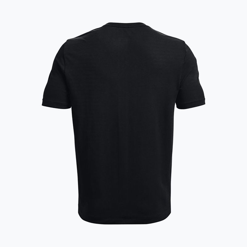 Мъжка тренировъчна тениска Under Armour UA Rush Seamless Geosport SS черна 1370441 2