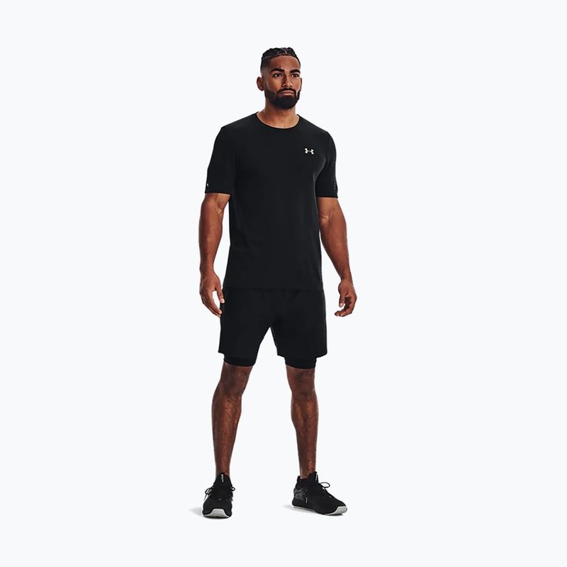 Мъжка тренировъчна тениска Under Armour UA Rush Seamless Geosport SS черна 1370441 5