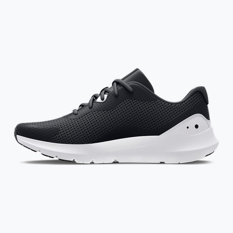 Мъжки обувки за бягане Under Armour Surge 3 в черно и бяло 3024883 11