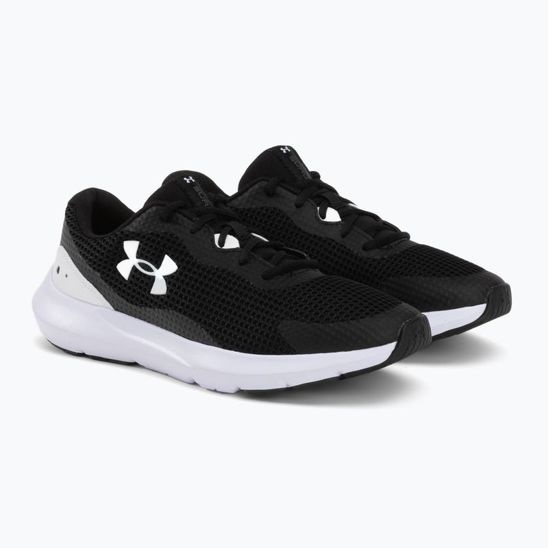 Мъжки обувки за бягане Under Armour Surge 3 в черно и бяло 3024883 4