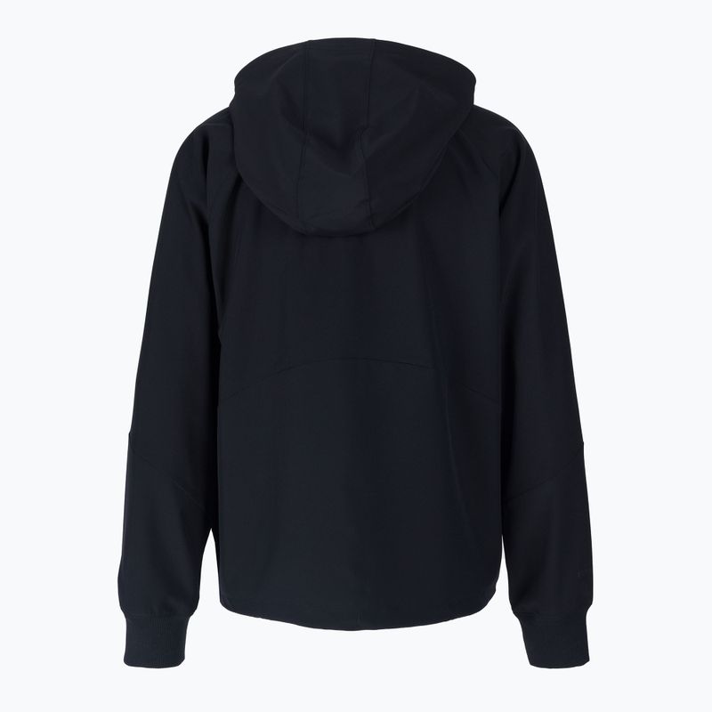 Under Armour Тъканно дамско яке с качулка черно и бяло 1369889 2
