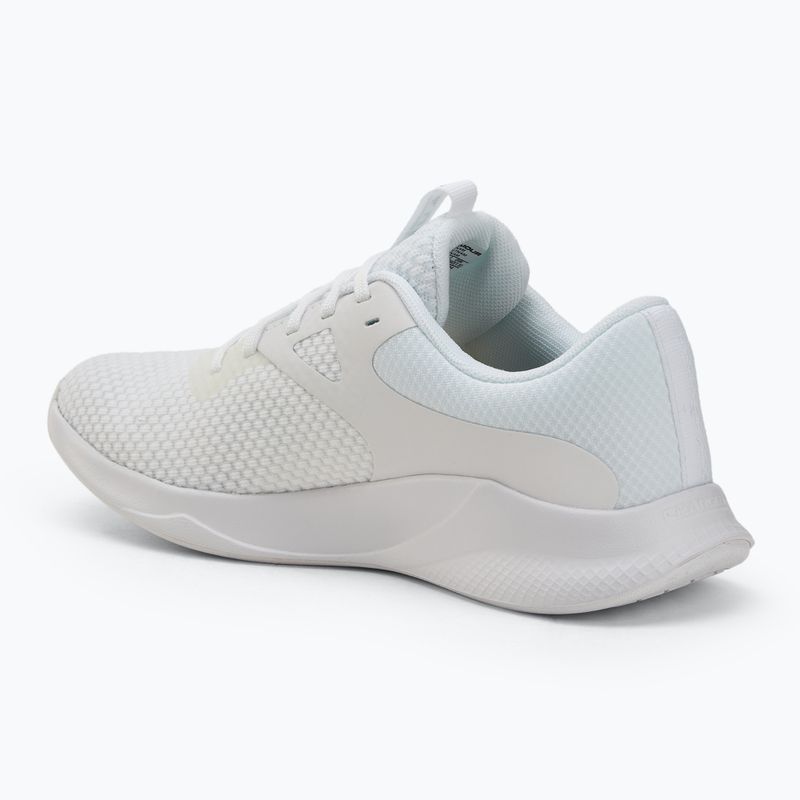 Дамски обувки за тренировка Under Armour W Charged Aurora 2 white/white/metallic warm silver 3