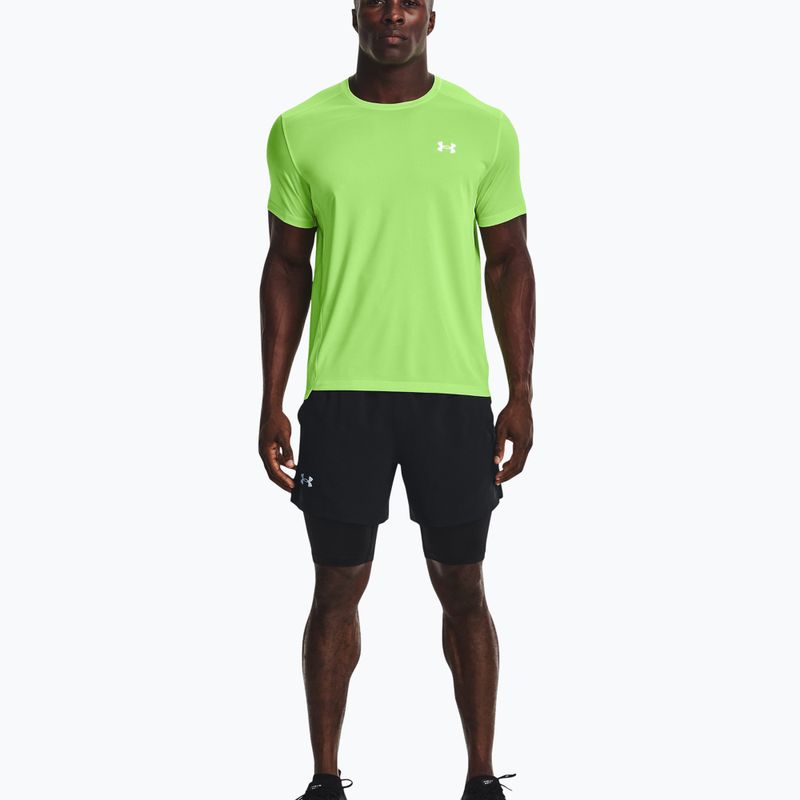 Мъжки къси панталони за бягане Under Armour Launch SW 5'' 2N1, черни 1372631 3