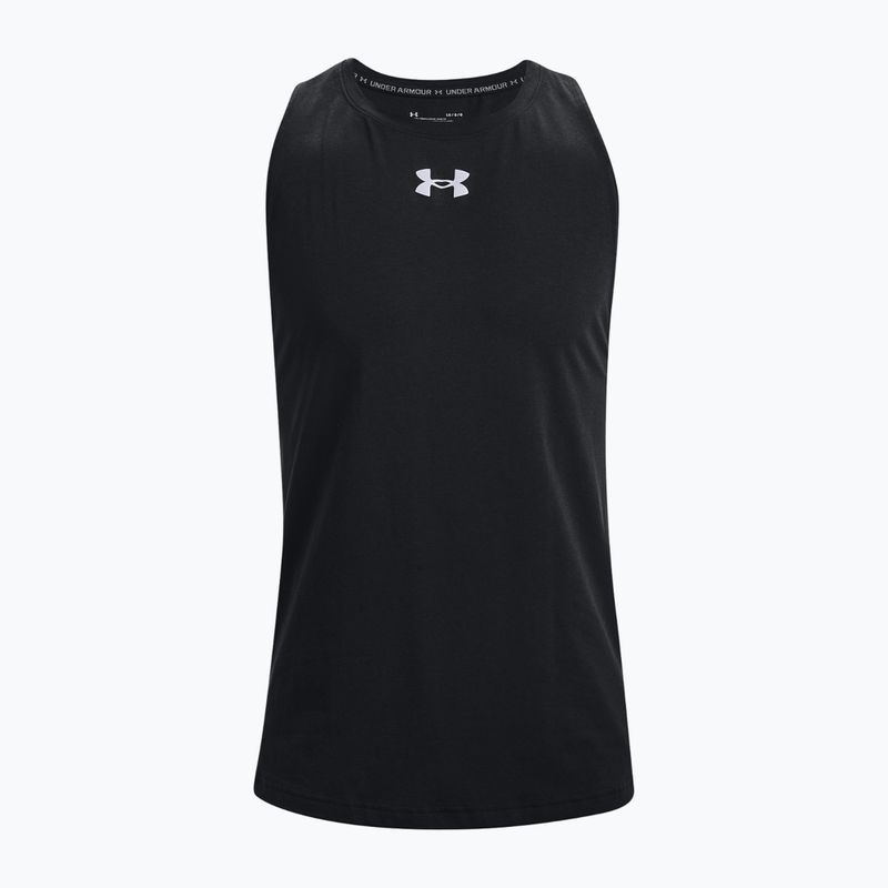 Under Armour Baseline Cotton Tank 003 мъжка баскетболна фланелка black 1361901-003 5