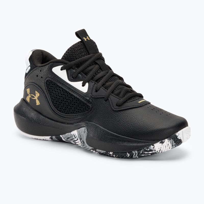 Under Armour Lockdown 6 баскетболни обувки черно/черно/металическо злато