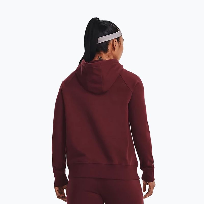 Under Armour Rival Fleece Hb Hoodie maroon 1356317 3