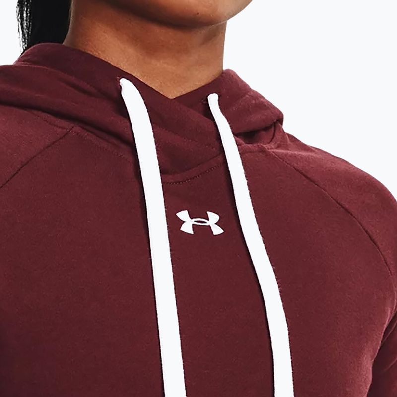Under Armour Rival Fleece Hb Hoodie maroon 1356317 4