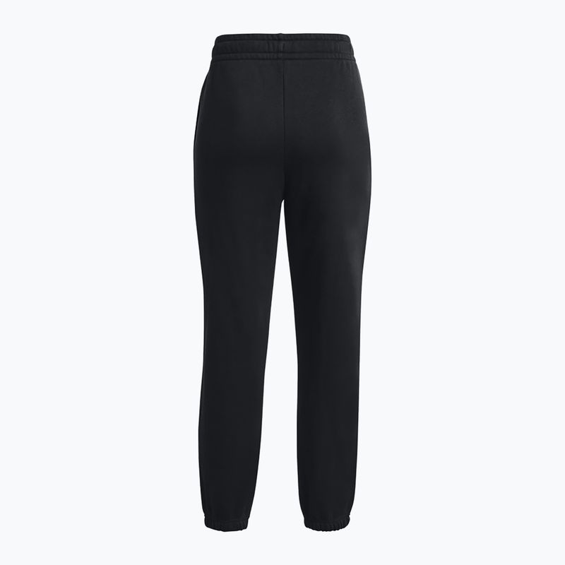 Under Armour Essential Fleece Joggers black/white дамски панталони за тренировка 6