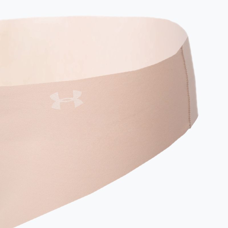 Under Armour дамски безшевни бикини Ps Thong 3-Pack beige 1325615-249 4