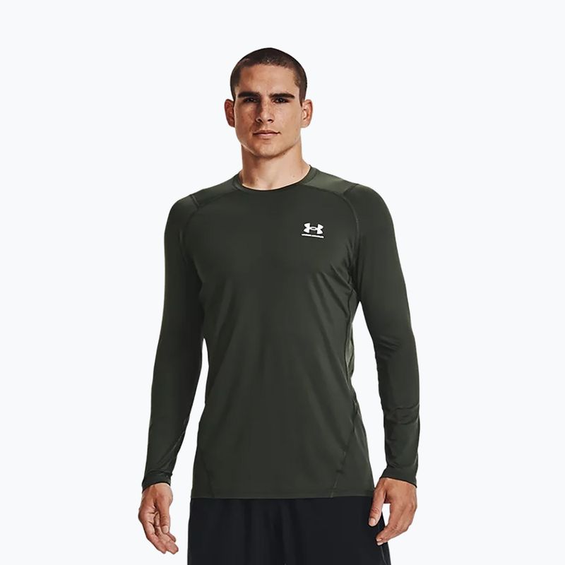Мъжки тениски Under Armour HeatGear Armour Fitted green training 1361506 3