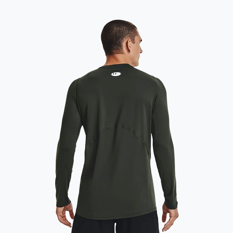 Мъжки тениски Under Armour HeatGear Armour Fitted green training 1361506 4