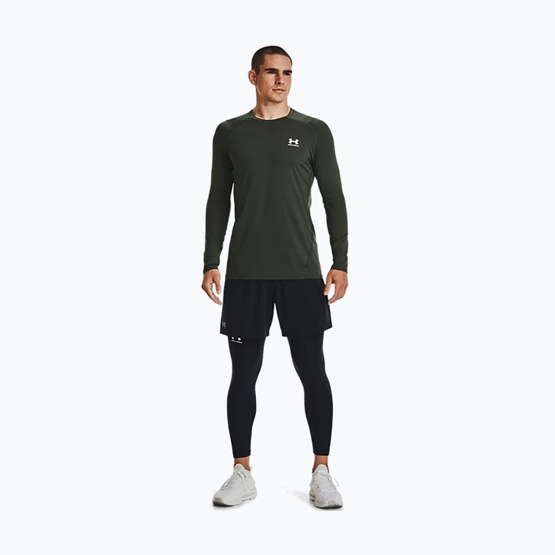 Мъжки тениски Under Armour HeatGear Armour Fitted green training 1361506 5