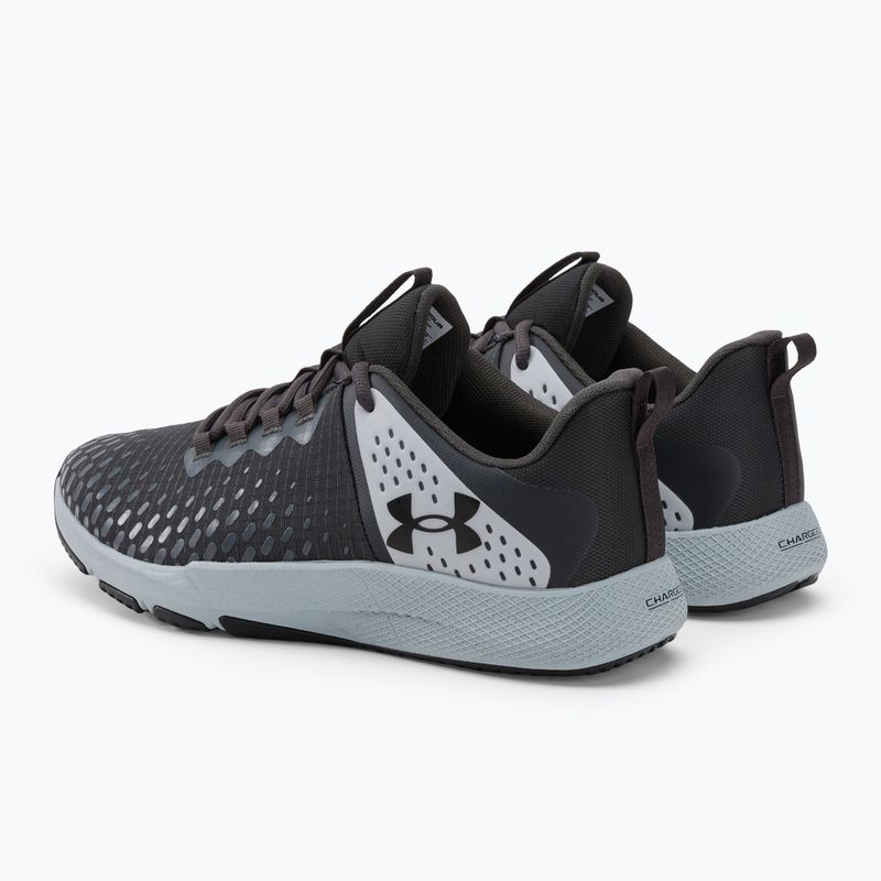 Under Armour Charged Engage 2 мъжки обувки за тренировка в черно и бяло 3025527 3