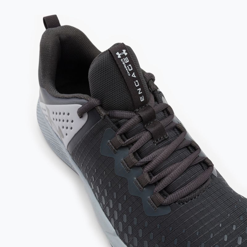 Under Armour Charged Engage 2 мъжки обувки за тренировка в черно и бяло 3025527 7