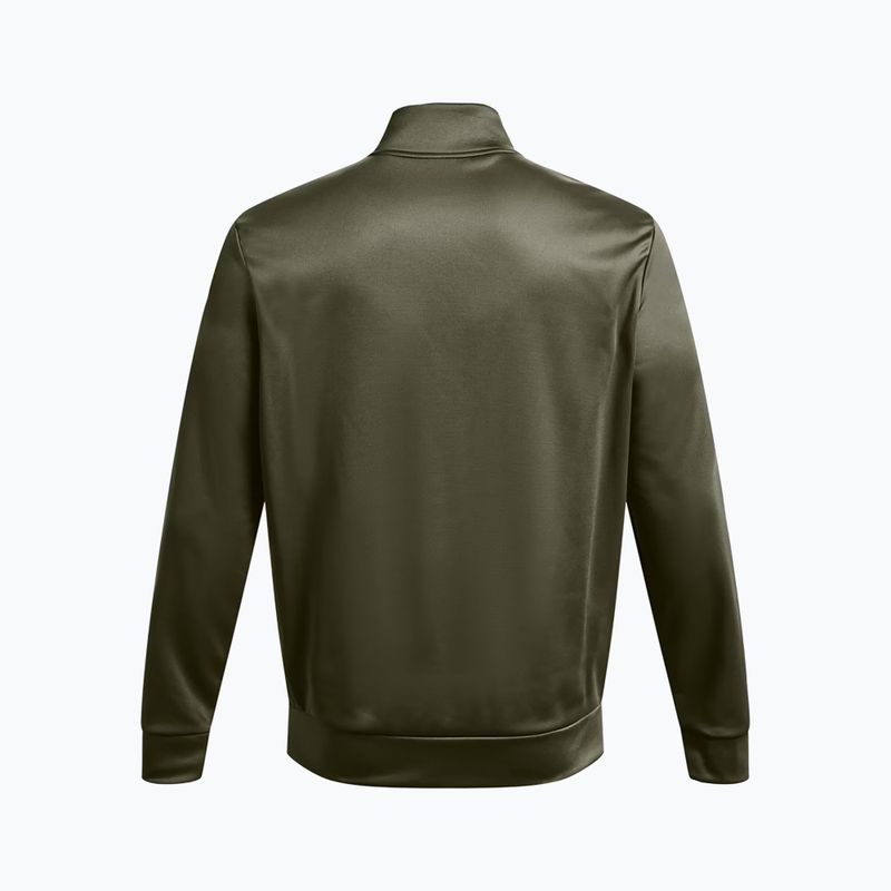 Under Armour Armour Fleece 1/4 Zip green мъжки суитшърт за тренировки 1373358 3