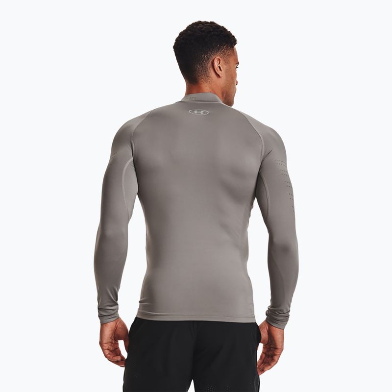 Under Armour мъжка тениска с дълъг ръкав Ua Cg Armour Novelty Mock grey 1373828-294 3
