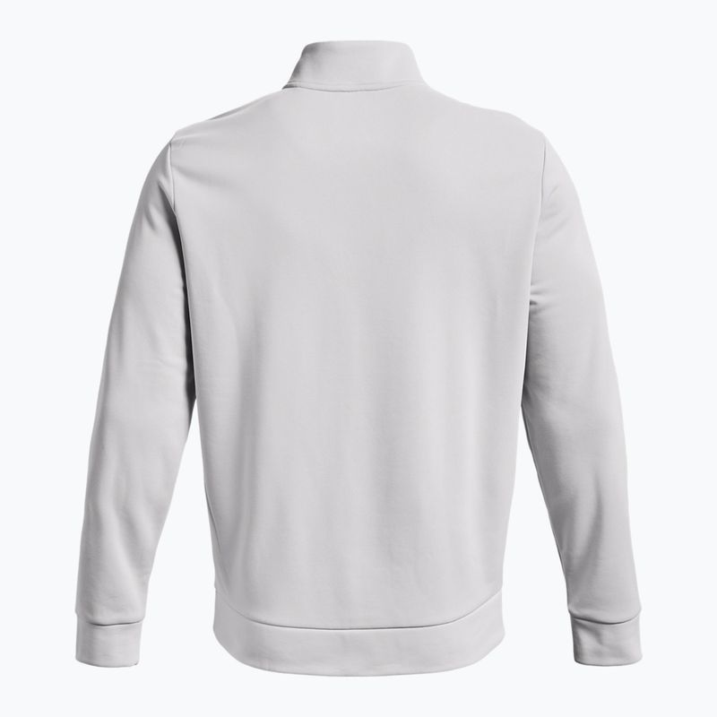 Under Armour Armour Fleece 1/4 Zip сив мъжки суитшърт за тренировки 1373358-014 3