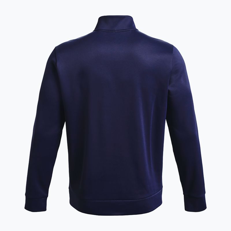 Мъжки суитшърт за тренировки Under Armour Fleece 1/4 Zip midnight navy/black 5